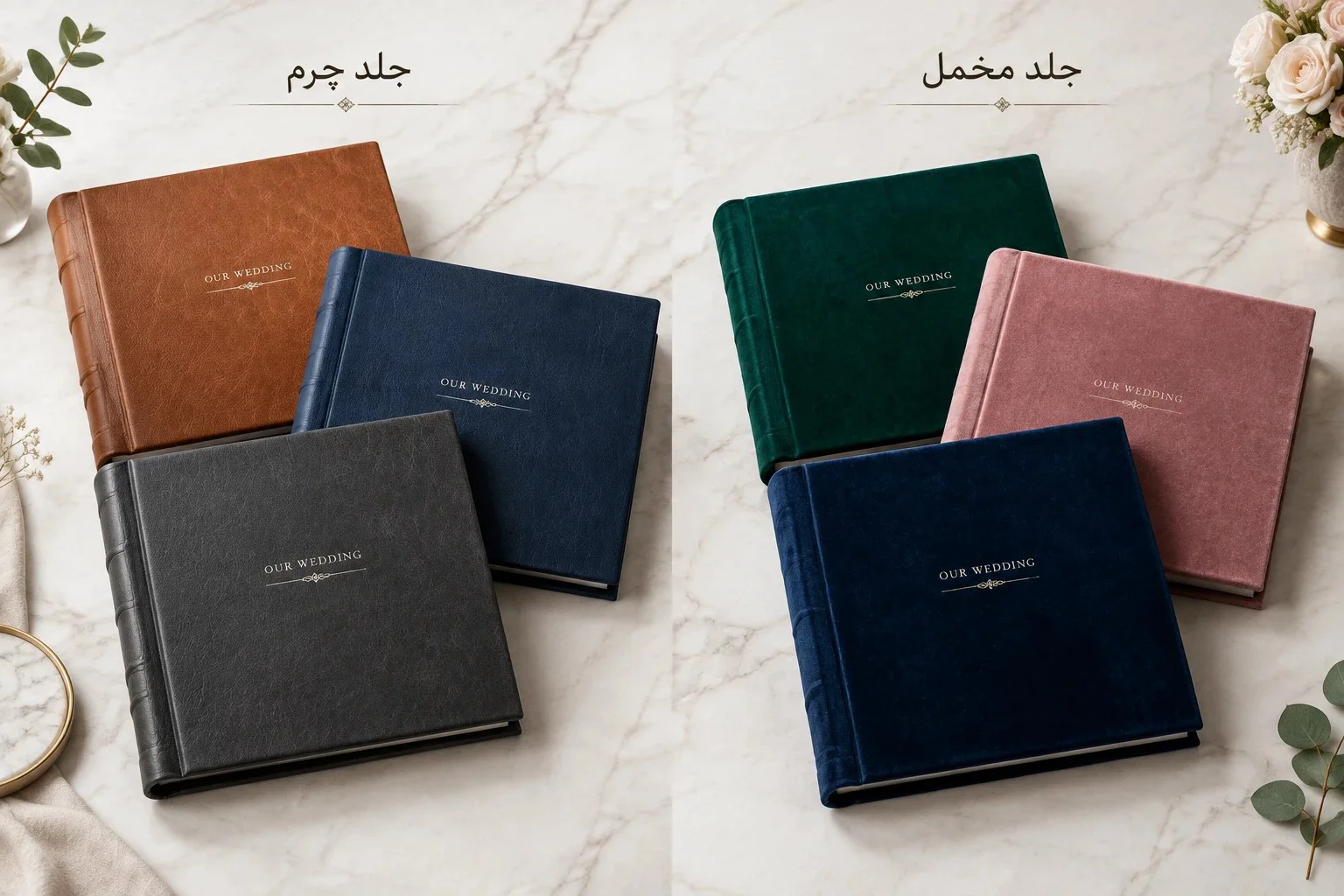 آلبوم دیجیتال مربعی عروس